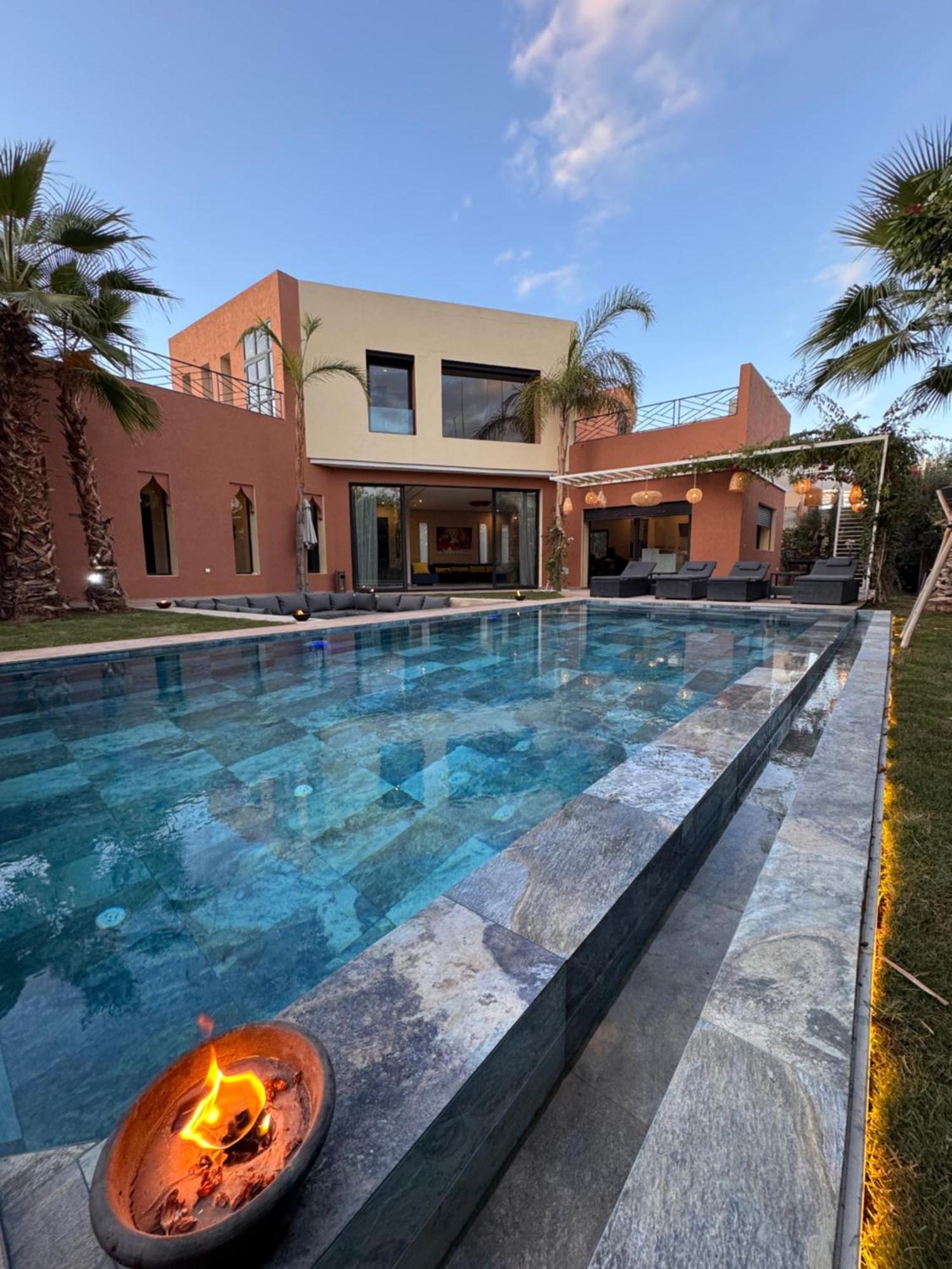 Villa Mattia Piscine Chauffee Sans Vis A Vis Marakéš Exteriér fotografie